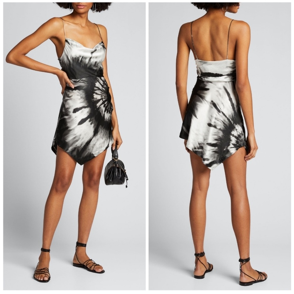 Retrofete Auris Tie dye Silk dress